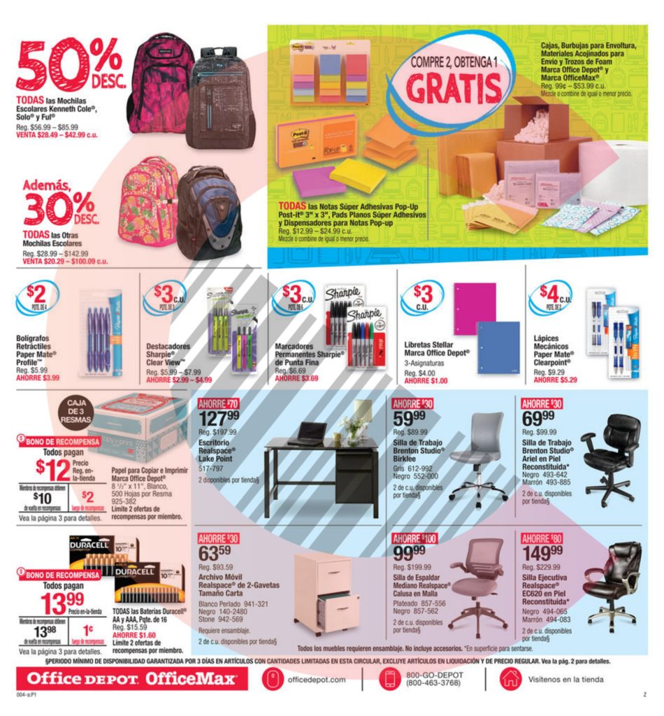 Back To School Shopper Office Max Office Depot Cuponeando Pr By Edith Tapia