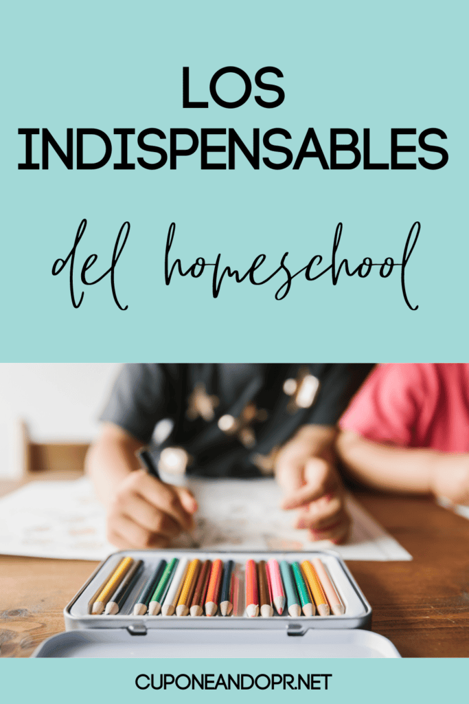 los indispensables del homeschool