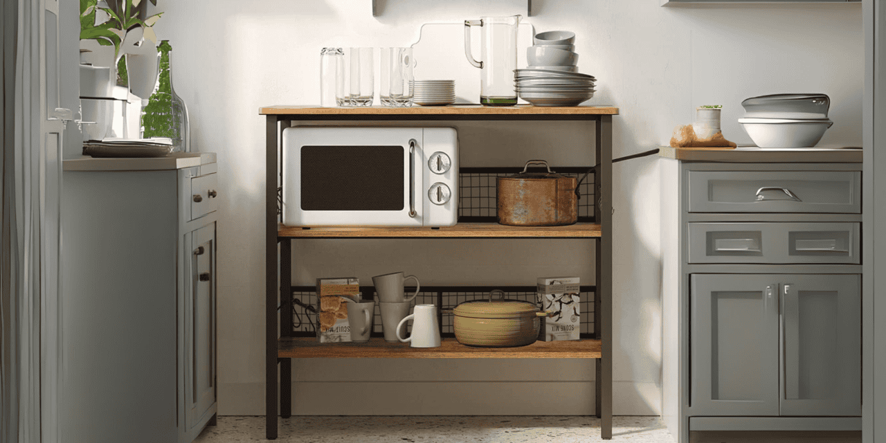 Tablillero Organizador de Cocina con ruedas a solo $90